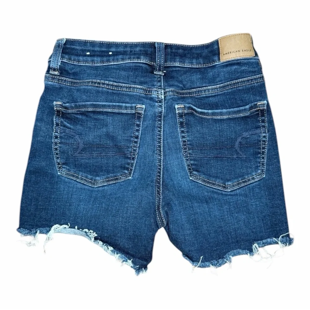 American Eagle‎ Outfitters Hi Rise Shortie Denim Shorts size 2